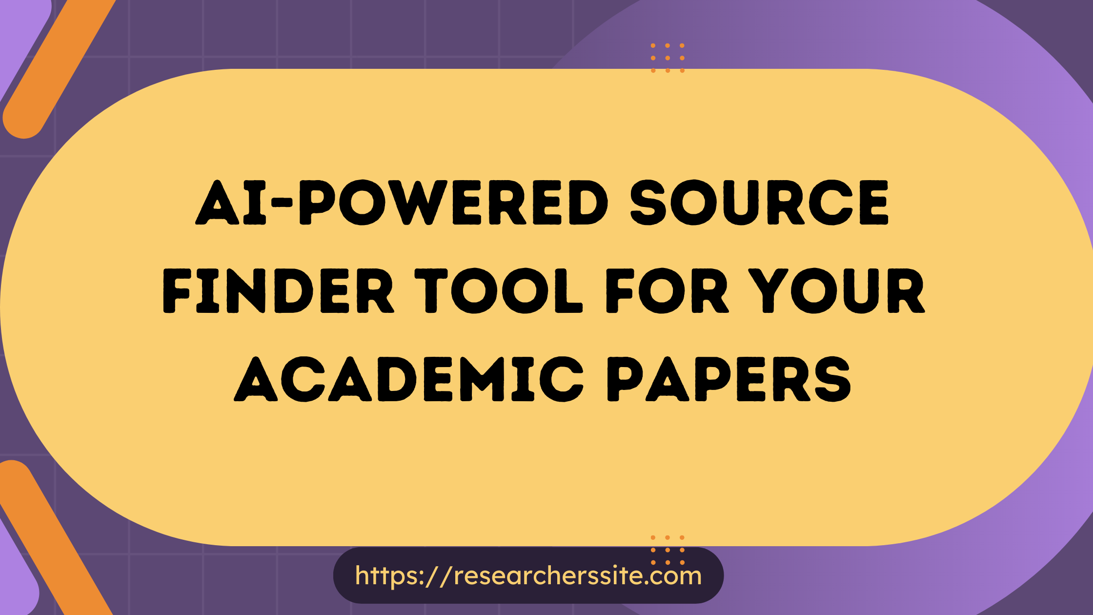 AI-Powered Source Finder Tool for Your Academic Papers