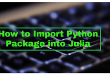 How to Import Python Package into Julia on Windows How to Import Python into Julia