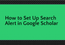 How to Set Up Search Alert in Google Scholar Setting Up Search Alert in Google Scholar