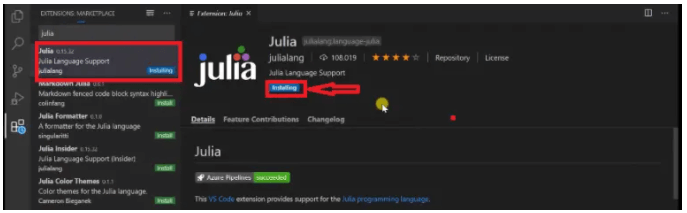 Adding Julia to VS Code on Windows