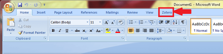 add zotero to word add zotero to word