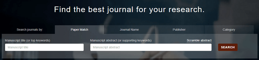 research journal search engine
