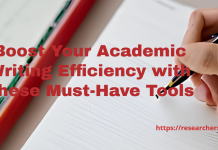 Boost Your Academic Writing Efficiency with These Must-Have Tools