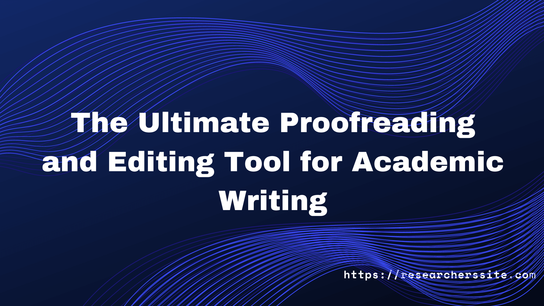proofreading software for academic writing