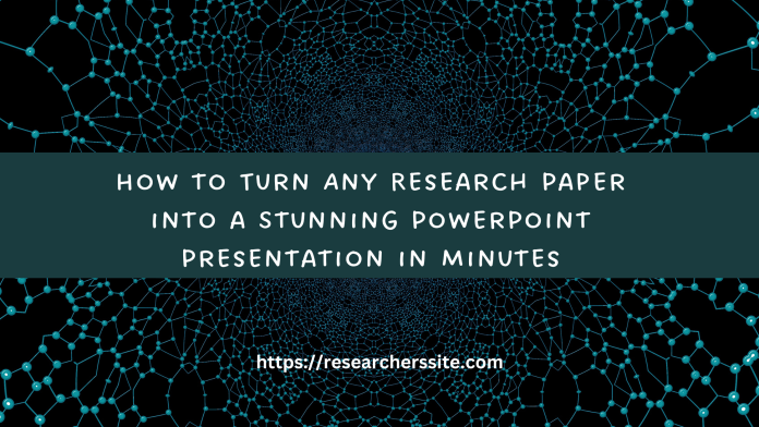 powerpoint presentation from a research paper